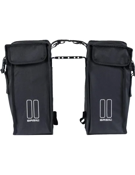 Sakwa Rowerowa Tylna Basil Mara XL Czarny na Bagażnik 35L lewa + prawa