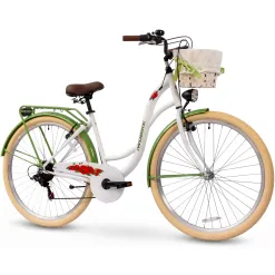 Rower Miejski Damski IwoBike Poppies 28”