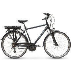Rower Elektryczny Męski Trekkingowy Koła 28" Amory 250W Shimano ALU Światła