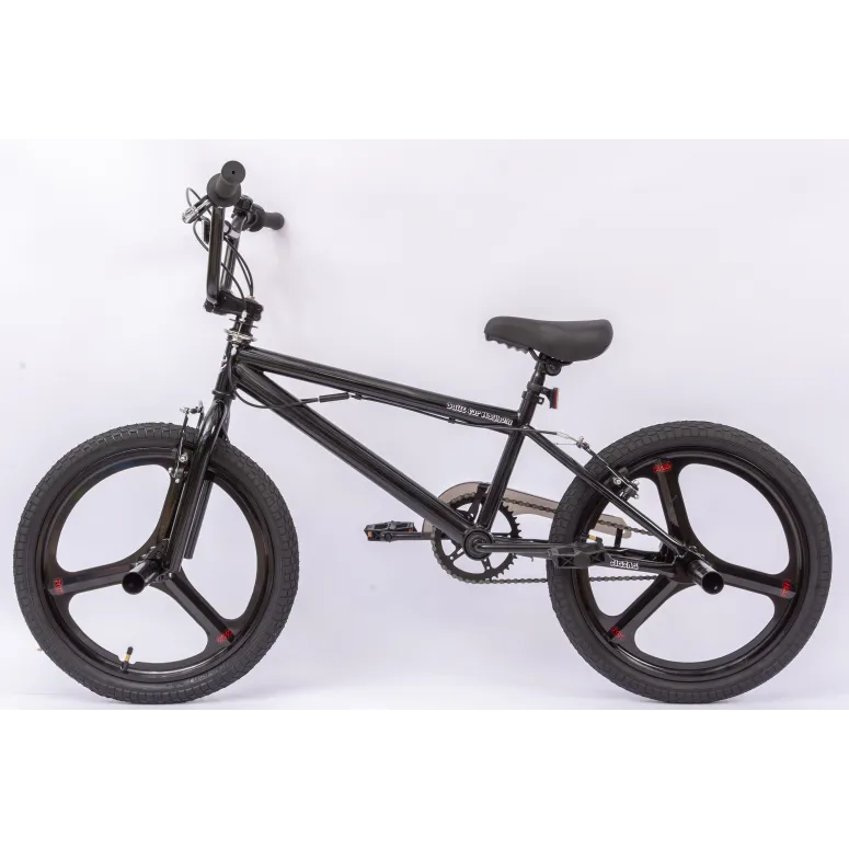 Rower BMX IwoBike Black ZigZag 20”