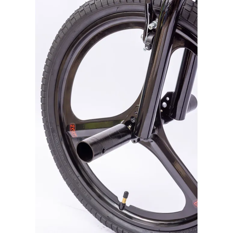 Rower BMX IwoBike Black ZigZag 20”