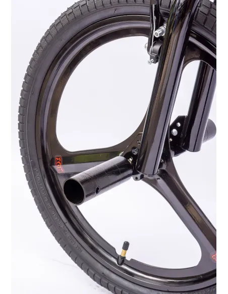 Rower BMX IwoBike Black ZigZag 20”