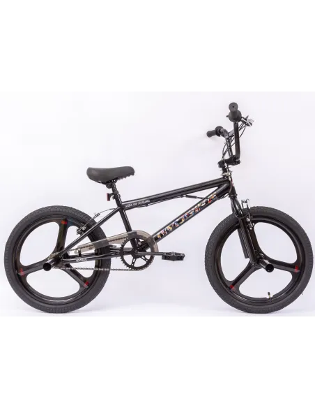 Rower BMX IwoBike Black ZigZag 20”