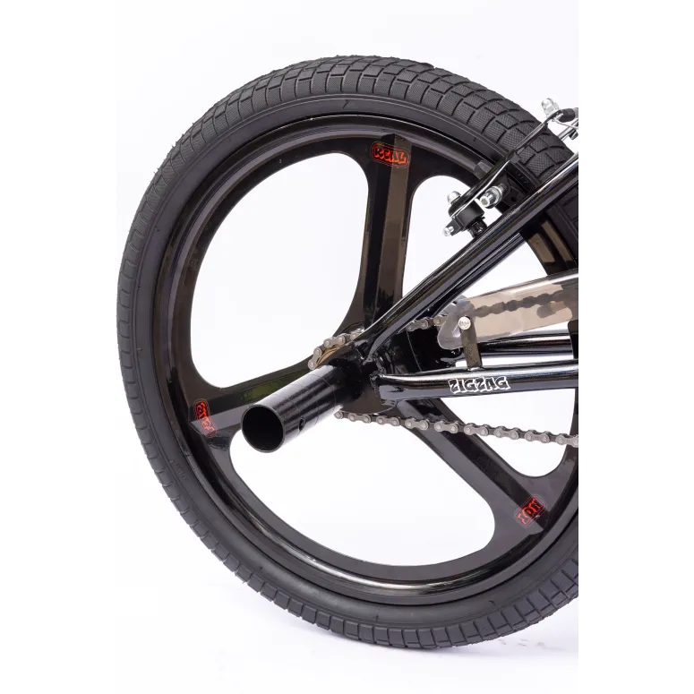 Rower BMX IwoBike Black ZigZag 20”
