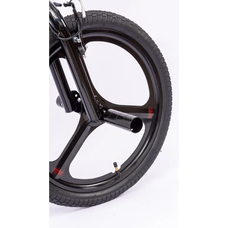 Rower BMX IwoBike Black ZigZag 20”