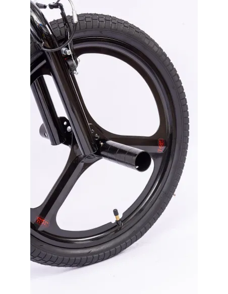 Rower BMX IwoBike Black ZigZag 20”