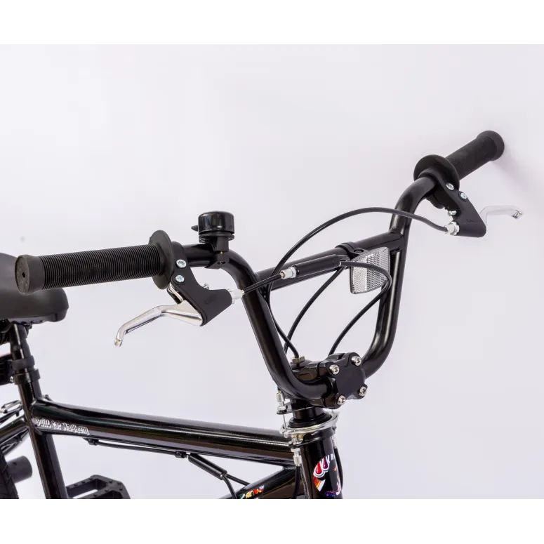 Rower BMX IwoBike Black ZigZag 20”