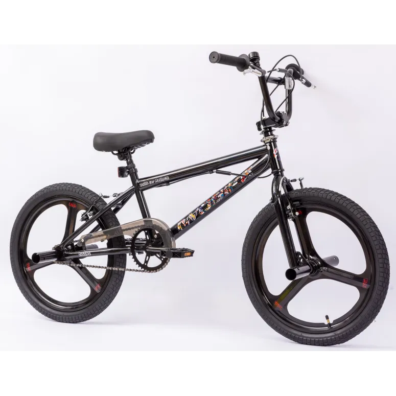 Rower BMX IwoBike Black ZigZag 20”