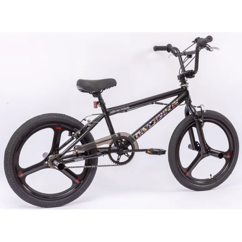 Rower BMX IwoBike Black ZigZag 20”