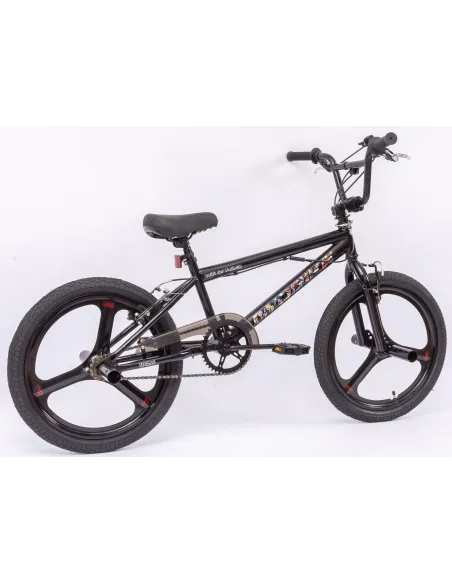 Rower BMX IwoBike Black ZigZag 20”
