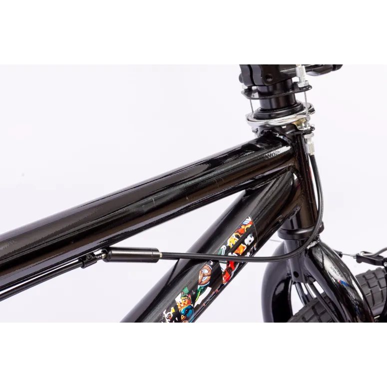 Rower BMX IwoBike Black ZigZag 20”