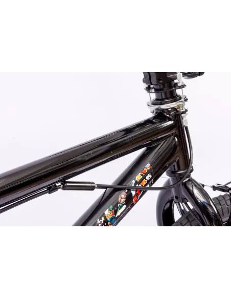 Rower BMX IwoBike Black ZigZag 20”