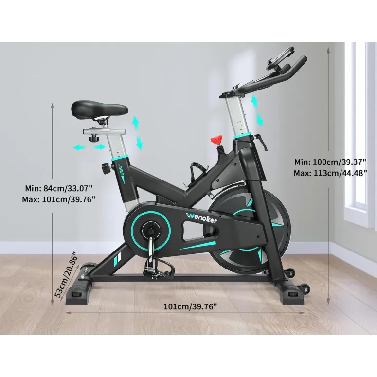 Rower Treningowy z Oporem Magnetycznym do 160 kg Wenoker JC308