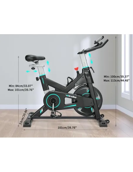 Rower Treningowy z Oporem Magnetycznym do 160 kg Wenoker JC308