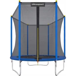Trampolina Ogrodowa Ultrasport Uni-Jump Ø 183 cm z siatką bezpieczeństwa