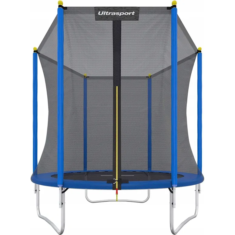 Trampolina Ogrodowa Ultrasport Uni-Jump Ø 183 cm z siatką bezpieczeństwa