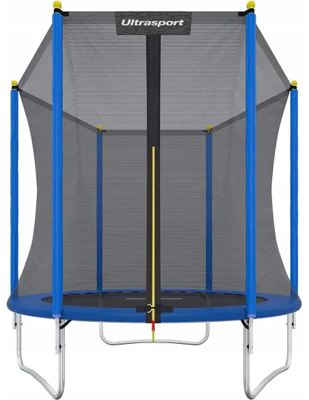 Trampolina Ogrodowa Ultrasport Uni-Jump Ø 183 cm z siatką bezpieczeństwa
