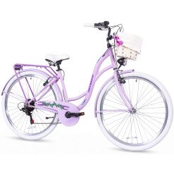 Rower Miejski Damski IwoBike Lavender 28”