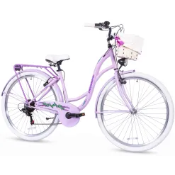 Rower Miejski Damski IwoBike Lavender 28”