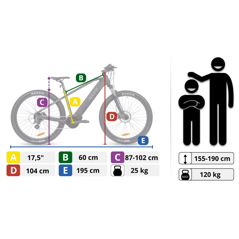 Rower Elektryczny MTB Adore 286E 29”