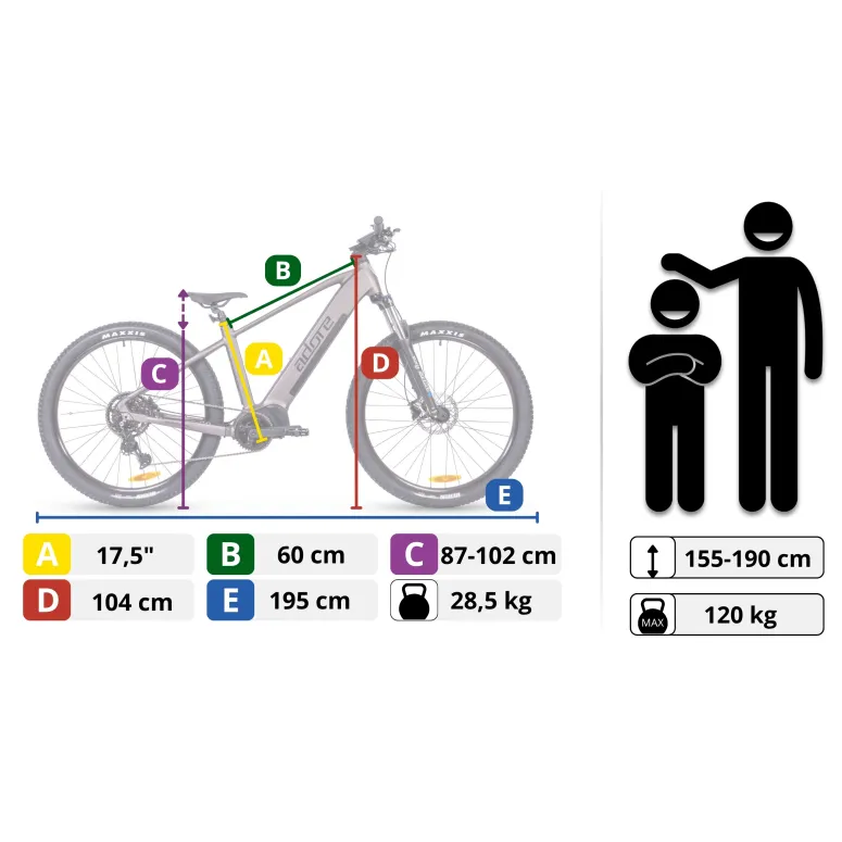 Rower Elektryczny MTB Adore 285E 29”