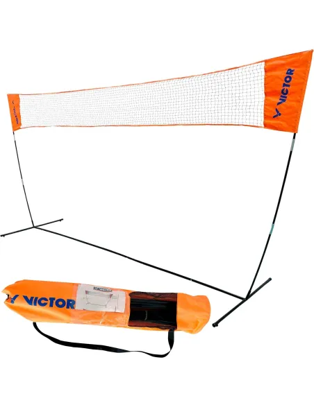 Siatka do Badmintona Victor Easy 3m Regulowana 105-155cm Tenis z Torbą