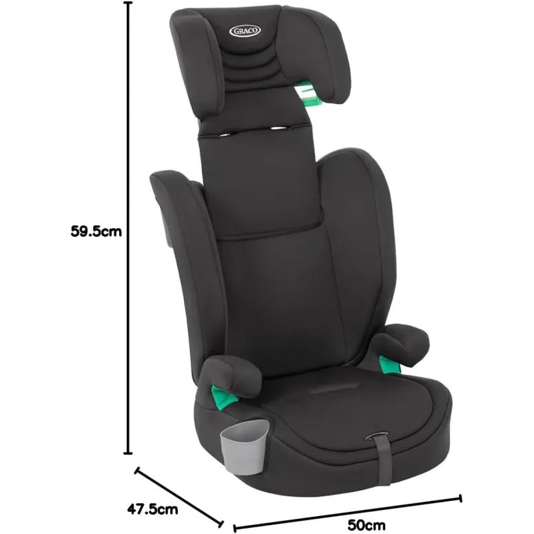 Fotelik Samochodowy Graco Eldura R129 i-Size 76-145 cm 15 mies.-12 lat