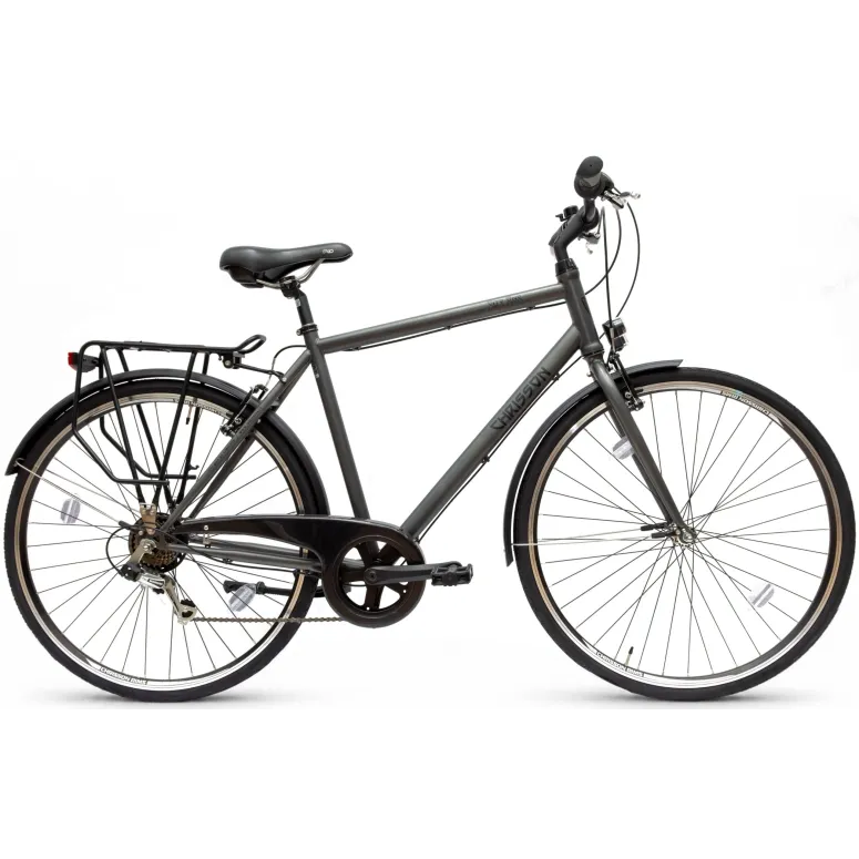 Rower Męski Miejski Koła 28" SHIMANO Bagażnik Błotniki Oświetlenie Lekki