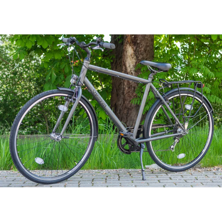 Rower Męski Miejski Koła 28" SHIMANO Bagażnik Błotniki Oświetlenie Lekki