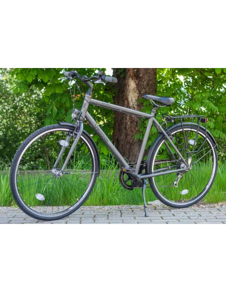 Rower Męski Miejski Koła 28" SHIMANO Bagażnik Błotniki Oświetlenie Lekki