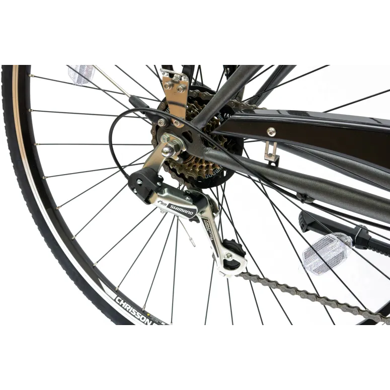 Rower Męski Miejski Koła 28" SHIMANO Bagażnik Błotniki Oświetlenie Lekki