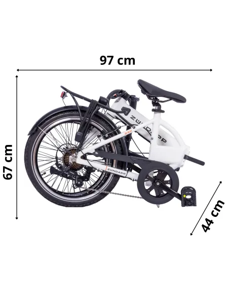 Rower Elektryczny Składany Zündapp Z101 20”, 2026