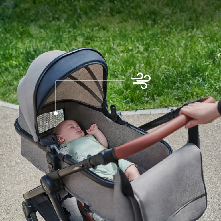 Wózek dziecięcy wielofunkcyjny Kinderkraft ESME 3w1 z fotelikiem MINK PRO