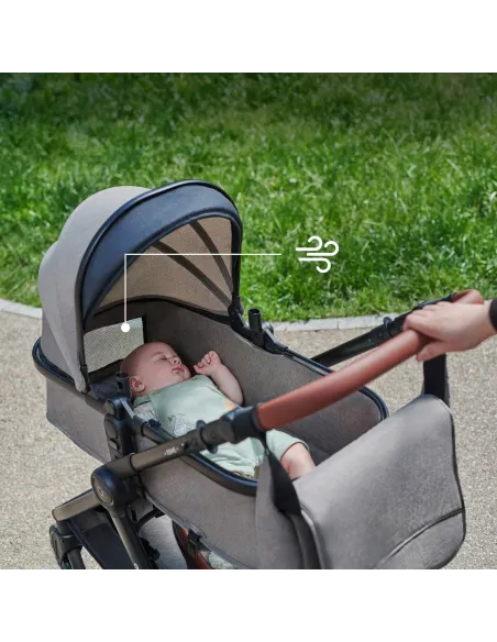 Wózek dziecięcy wielofunkcyjny Kinderkraft ESME 3w1 z fotelikiem MINK PRO
