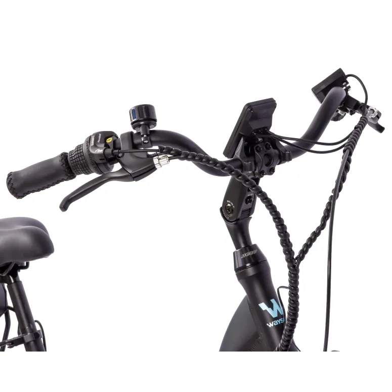 Rower Elektryczny Miejski Damski 28” 250W Damka Shimano 7 Alu Amortyzacja