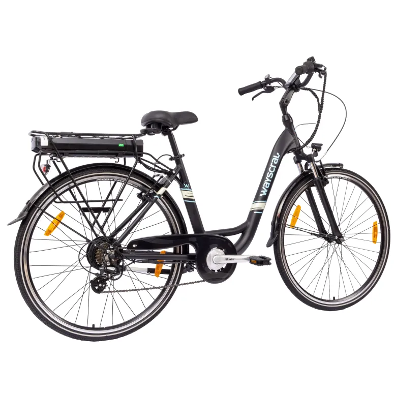Rower Elektryczny Miejski Damski 28” 250W Damka Shimano 7 Alu Amortyzacja