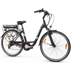 Rower Elektryczny Miejski Damski 28” 250W Damka Shimano 7 Alu Amortyzacja