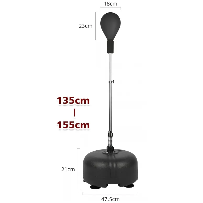 Gruszka Bokserska Dripex Speed Ball 135-155cm Regulowana Wolnostojąca