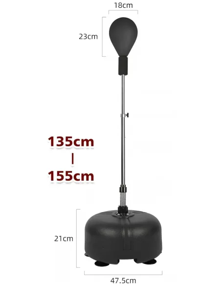 Gruszka Bokserska Dripex Speed Ball 135-155cm Regulowana Wolnostojąca