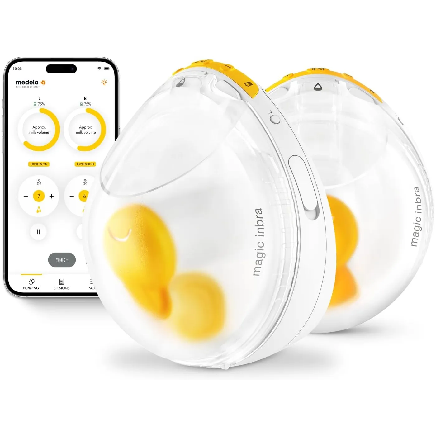 Laktator Elektryczny Medela Magic InBra Podwójny Muszlowy Hands Free