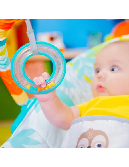 Leżaczek Bujaczek Bright Starts Rainforest Vibes Wibracje 0-9 kg