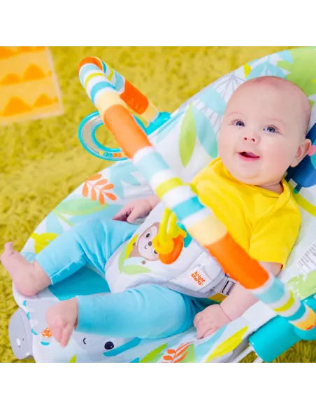Leżaczek Bujaczek Bright Starts Rainforest Vibes Wibracje 0-9 kg