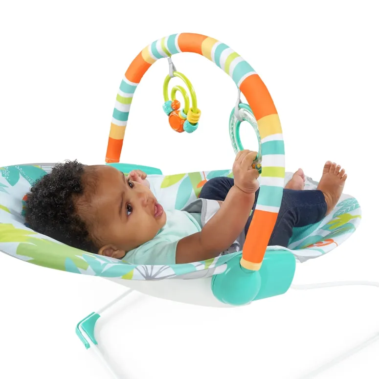 Leżaczek Bujaczek Bright Starts Rainforest Vibes Wibracje 0-9 kg