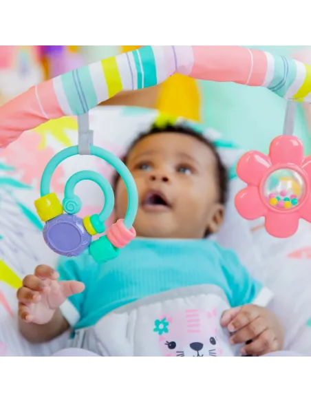Leżaczek Bujaczek Bright Starts Rainforest Vibes Wibracje 0-9 kg