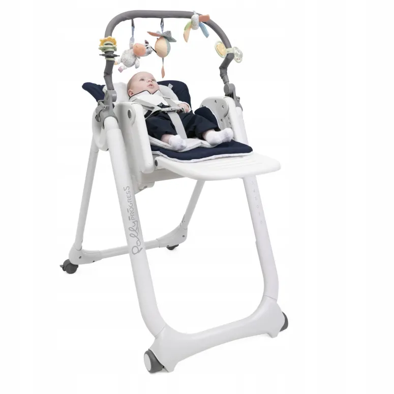 CHICCO Polly Magic Relax Krzesełko leżaczek pałąk GREY MELANGE