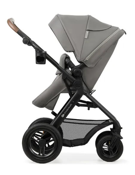 Kinderkraft Wózek Wielofunkcyjny 3w1 MOOV 2 AIR Fotelik MINK PRO Szary