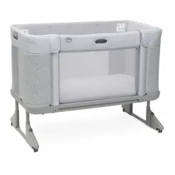 Łóżeczko Dostawne Chicco Next2Me Forever 3w1 0-4 lata Ash Grey