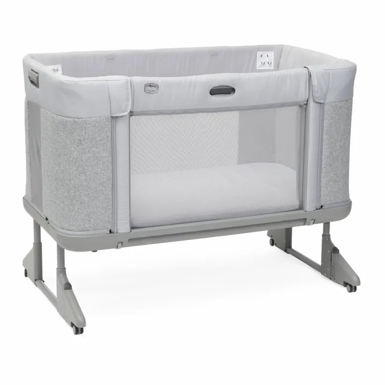 Łóżeczko Dostawne Chicco Next2Me Forever 3w1 0-4 lata Ash Grey