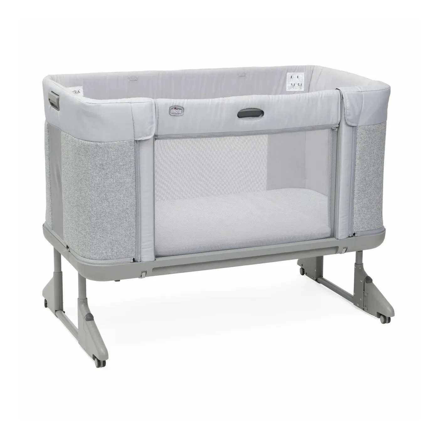 Łóżeczko Dostawne Chicco Next2Me Forever 3w1 0-4 lata Ash Grey