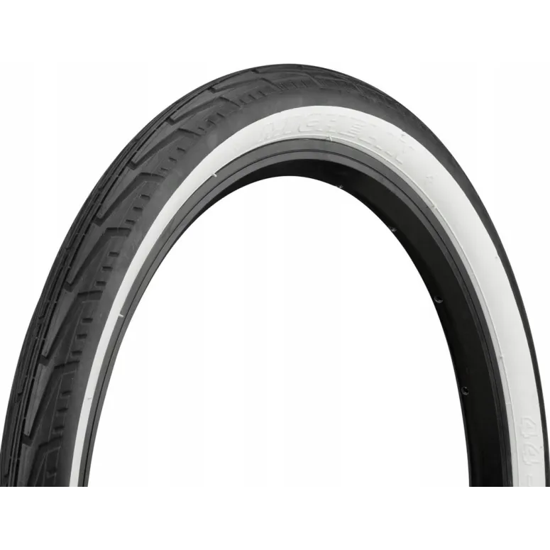 Opona Rowerowa Michelin 20x1.75 44-406 Biała Dziecięca Miejska Sztywna